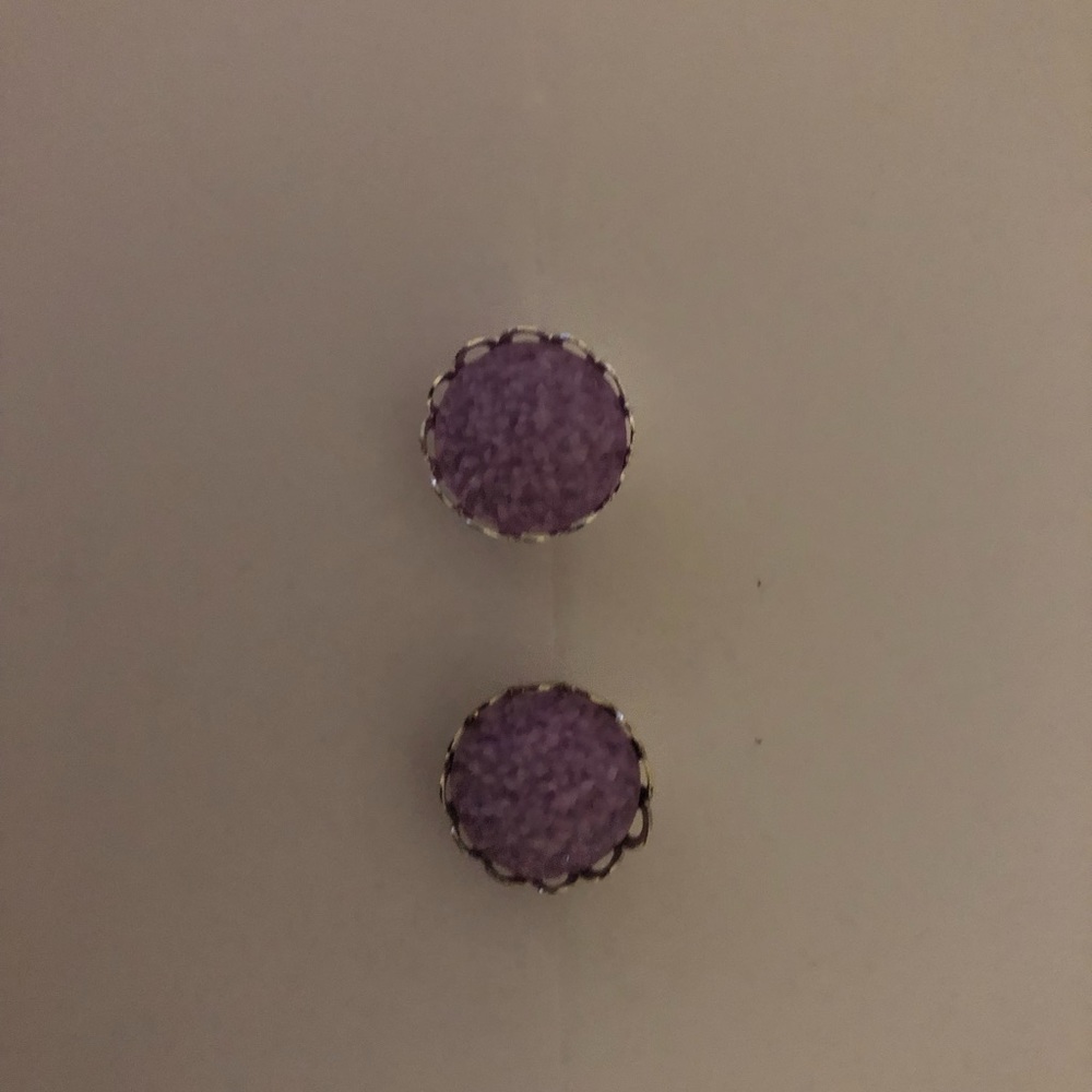 Druzy Studs.